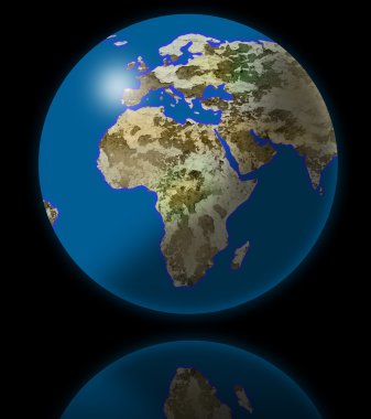 Earth globe clipart