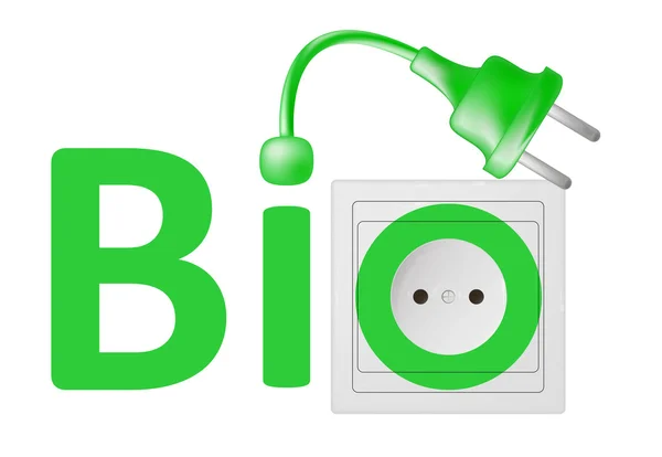 Ecological concept, symbolizing bio energy — Stock Vector