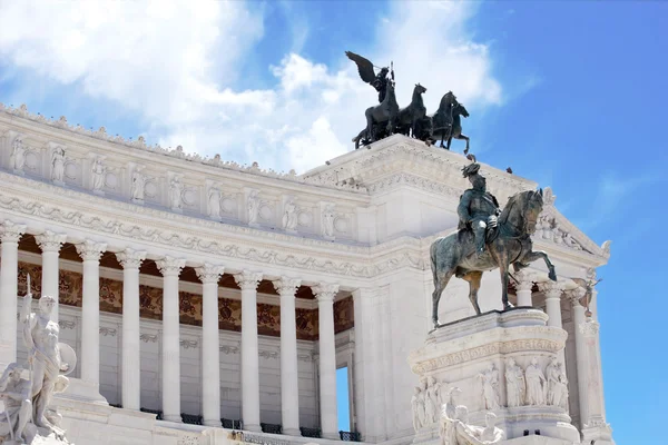 Monumento Vittorio Emanuele II em Roma — Fotografia de Stock