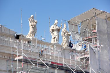 Restoration of St. Peter's Basilica clipart