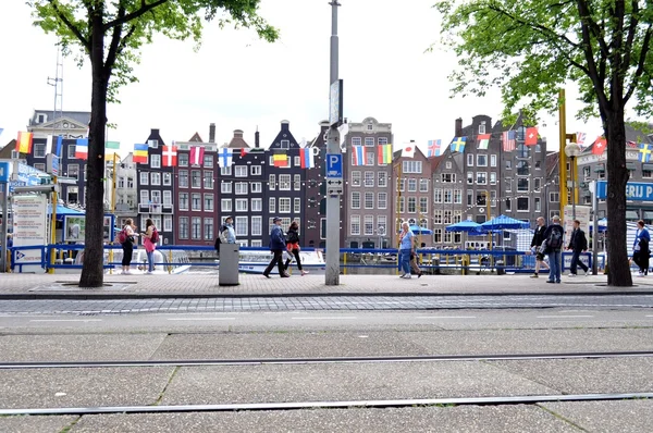 Pohled na amsterdam.holland. — Stock fotografie