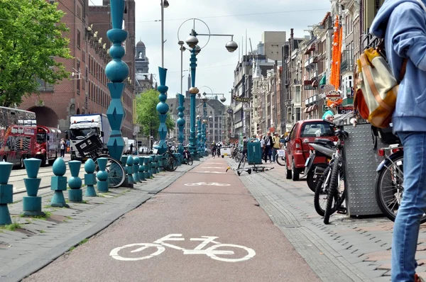 Vista de Amsterdam.Holland . — Fotografia de Stock