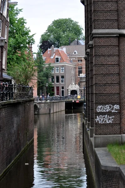 Nézet, amsterdam.holland. — Stock Fotó