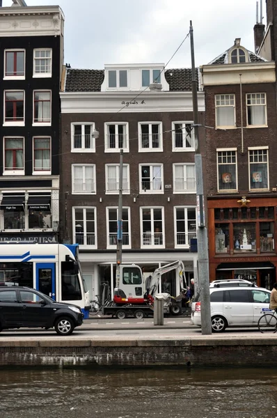 Vue d'Amsterdam.Hollande . — Photo