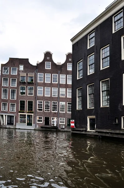 Amsterdam.Canals.Vue d'Amsterdam . — Photo