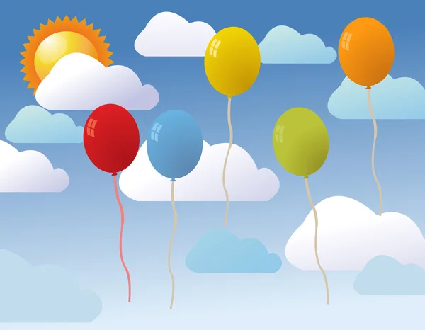 Воздушные шары для вечеринки — стоковое фото