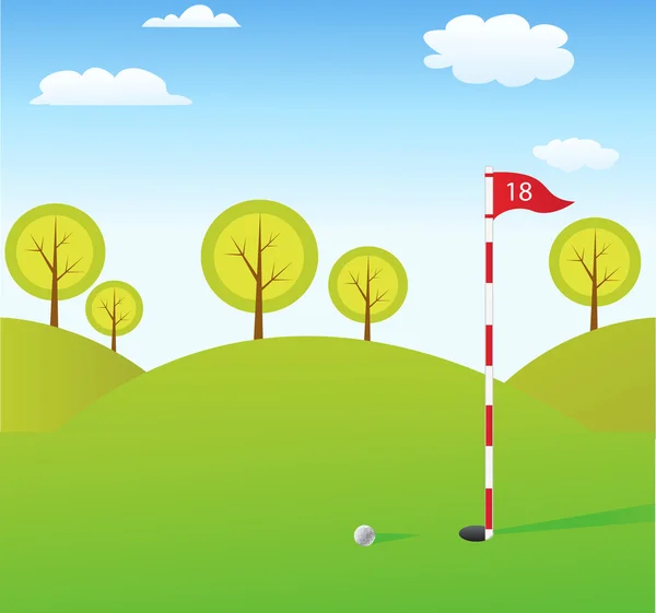 Golf-Hintergrund — Stockfoto