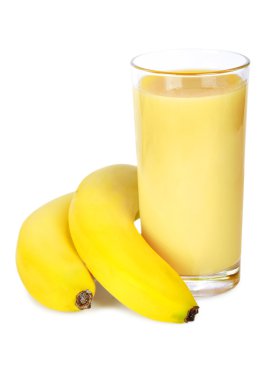 Banana smoothie clipart