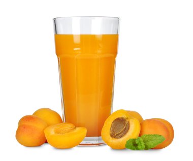 Apricot juice clipart