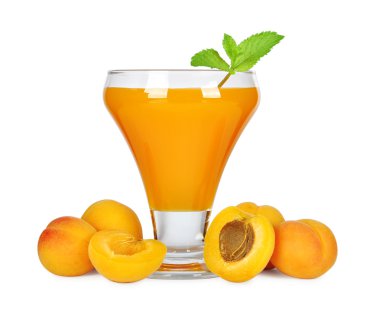 Apricot juice clipart