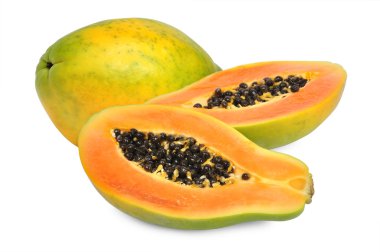 Fresh papaya clipart