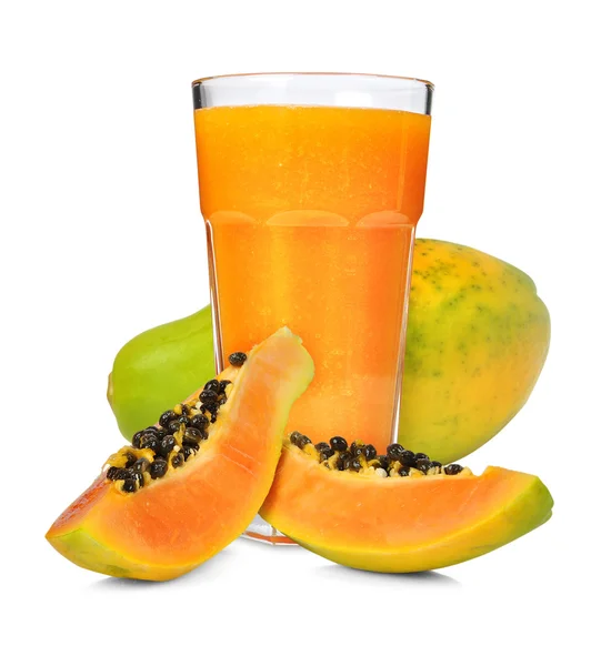 Papaya smoothie — Stock Photo, Image
