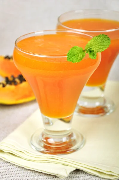 Papaya juice — Stock Photo, Image