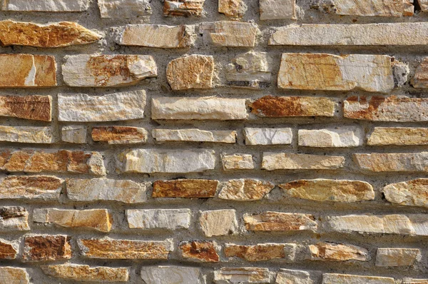 Mauer aus Naturstein — Stockfoto