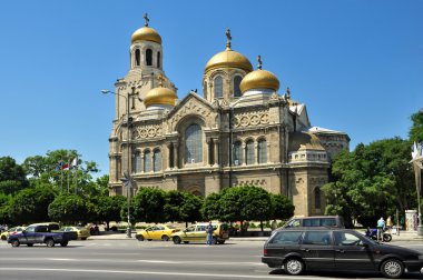 The Assumption Cathedral in Varna clipart
