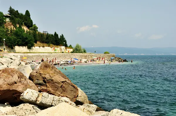 stock image Beach in Nessebar