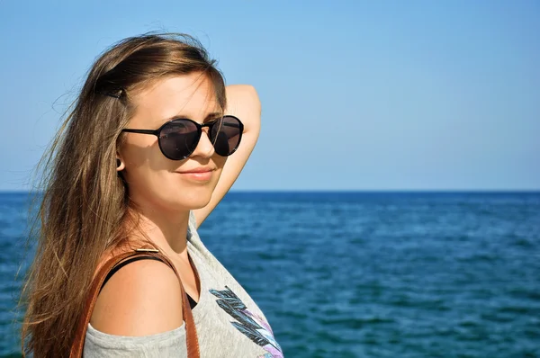 Stock image Female with sunglasses