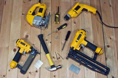 Assorted tools clipart
