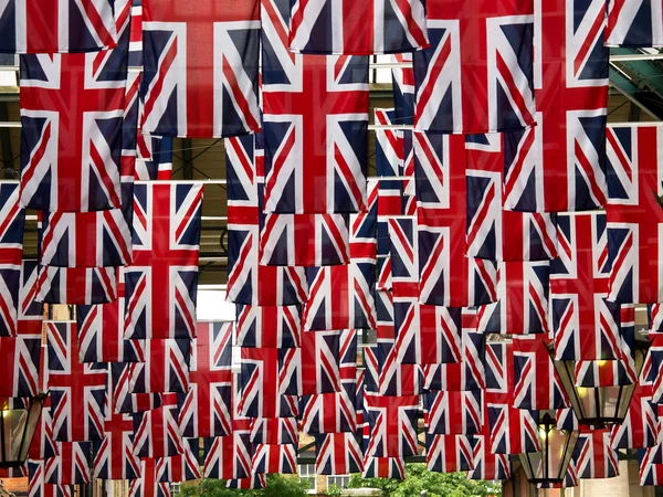 Bandeiras em Reino Unido — Fotografia de Stock