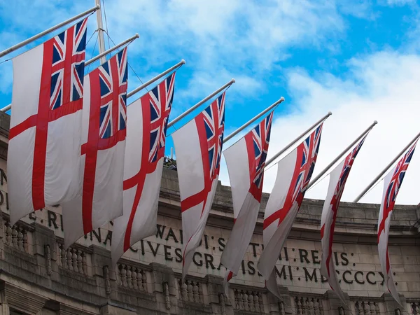 Flagi Wielkiej Brytanii — Zdjęcie stockowe