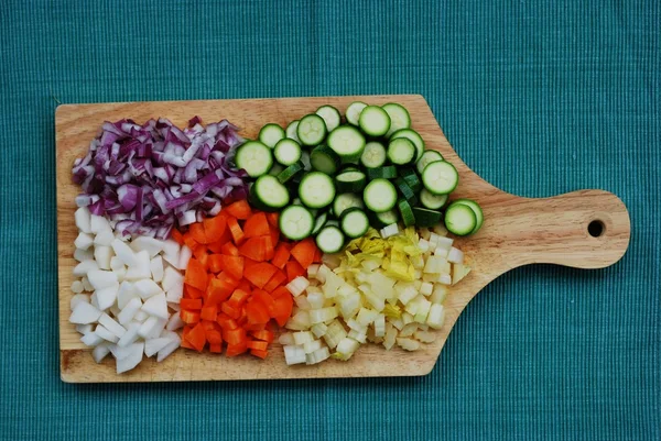 Vegetables palette — Stock Photo, Image