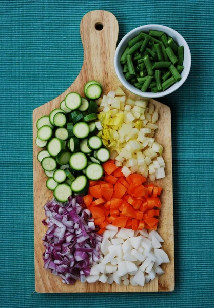 Палитра овощей — стоковое фото