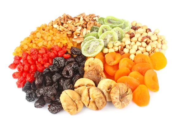 Dried fruits round — Stock Photo, Image