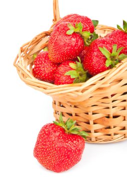 Strawberries in basket