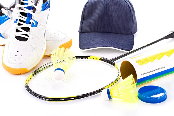Badminton Equipment Royalty Free Stock Images
