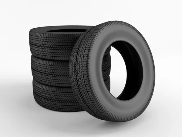 Set of tires — Stock Photo, Image