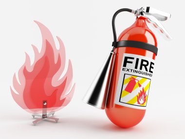 Fire extinguisher clipart