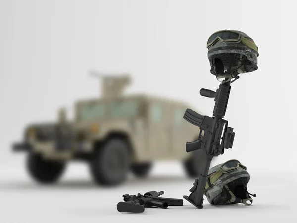 stock image Army vehicle