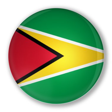 Guyana bayrağı rozeti