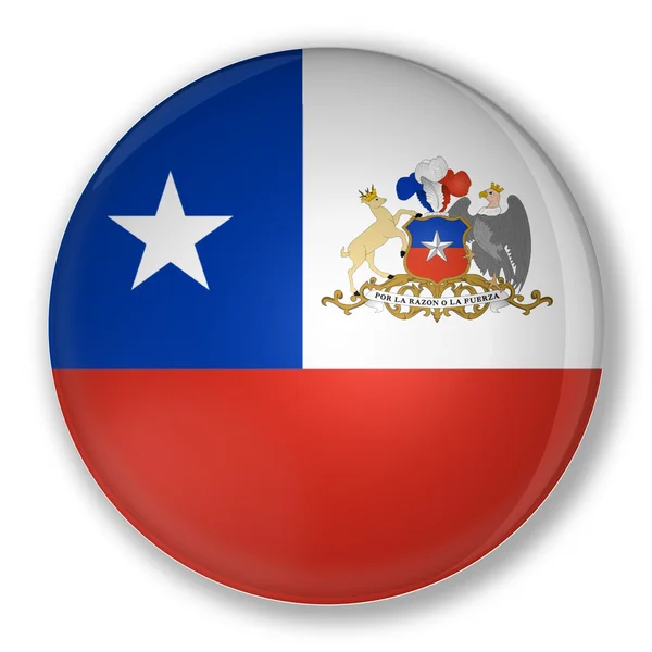 Jelvény, zászló, Chile — Stock Fotó