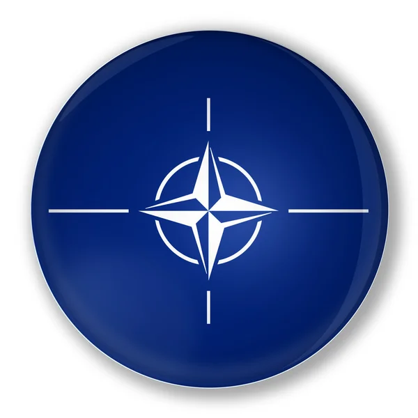 Distintivo da Organização do Tratado do Atlântico Norte — Fotografia de Stock