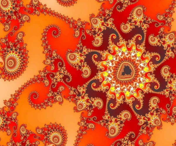 Fractales tourbillonne spirales — Photo