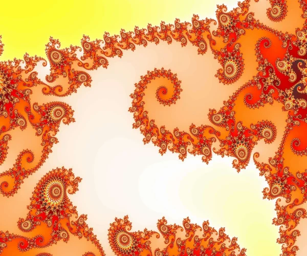 Fractales remolinos espirales — Foto de Stock