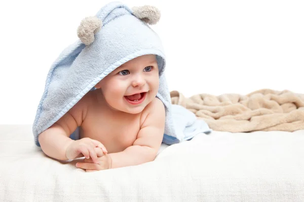 Schattige kruipende baby — Stockfoto