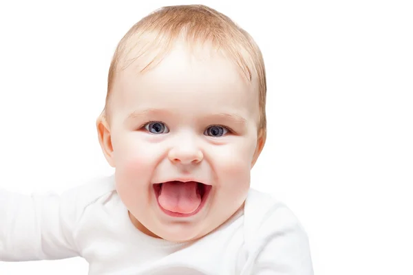 Retrato de bebé de ojos azules —  Fotos de Stock