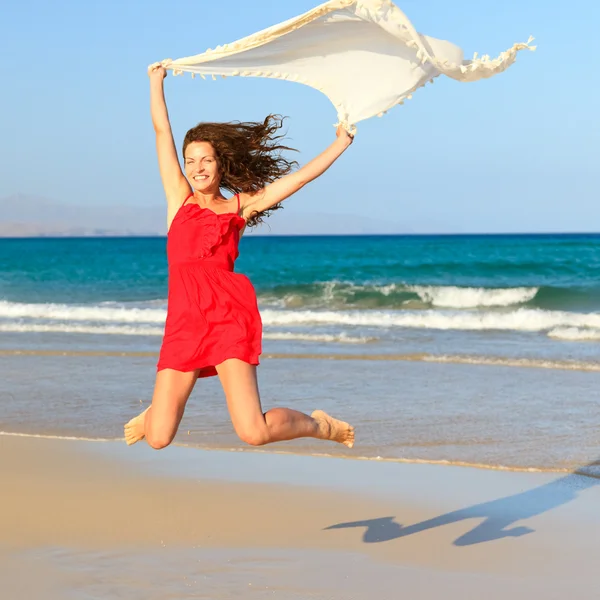 Young woman enjoing summer — Stock Photo, Image