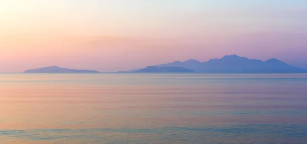 Схід сонця в Греції — стокове фото