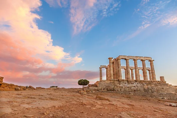 Poseidon Tapınağı kalıntıları — Stok fotoğraf