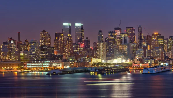 Manhattan la nuit — Photo