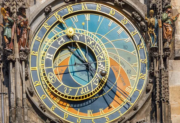 Astronomical clock on Town hall, Prague — Stock Photo, Image