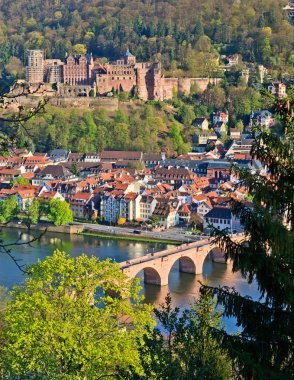 Heidelberg at spring clipart