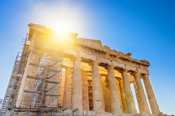 Partenon w Akropolu, Ateny — Zdjęcie stockowe