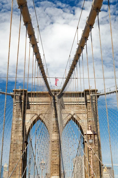 Nahoru obrázek Brooklynský most — Stock fotografie