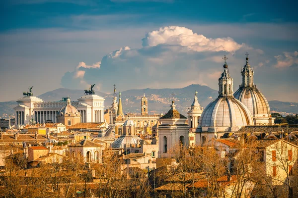 Roma havadan görünümü — Stok fotoğraf