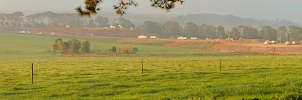 Panorama toprak işleri gündoğumu — Stok fotoğraf