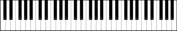 Клавиатура фортепиано — стоковый вектор